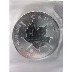 1 Oz. - 2016 Silver Canada Maple Leaf Coin