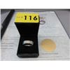 Image 2 : New - Man's Titanium Wedding Band Ring