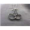 Image 1 : New - Cherry Pendant & Chain set with Diamond