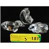 Image 1 : 3 Lead crystal figurines - 1 Goebel