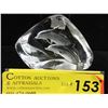Image 1 : Signed - Matt Jonasson Crystal Dolphin sculpture