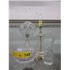 Image 1 : Crystal lamp & vases