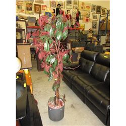 6' Tall imitation tree - used