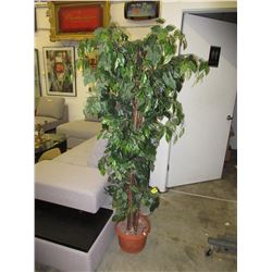 5' Tall imitation tree - used