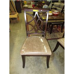 NEW - Dining room chair with upholstered seat