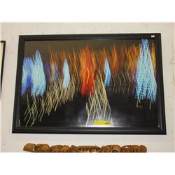 Framed abstract print