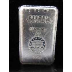 100 Gram - .999 Silver "German Mint"  Art Bar