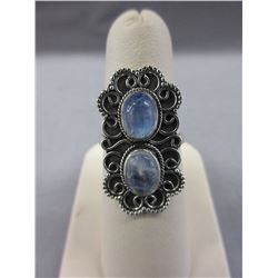 Custom made - Sterling Silver Moonstone Ring
