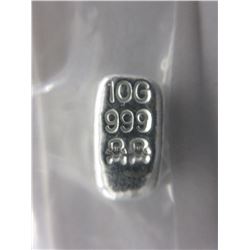 10 Gram - .999 Silver Hand-Poured Loaf