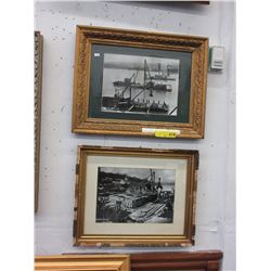 2 Framed vintage photographs