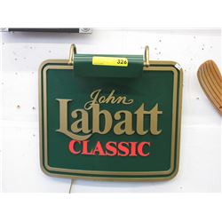 Electric John Labatt Classic beer sign