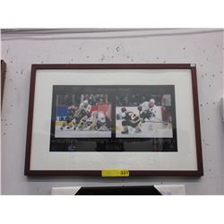 Framed Mathias Ohlund memorabilia