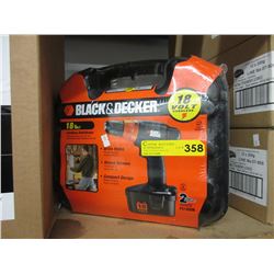 New - Black & Decker cordless drill/driver