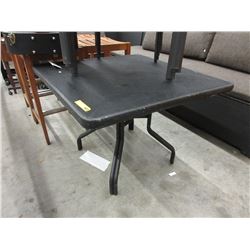 Aluminum patio table - used
