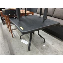 Aluminum patio table - used