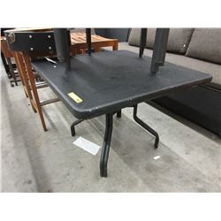 Aluminum patio table - used
