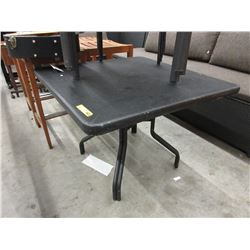 Aluminum patio table - used