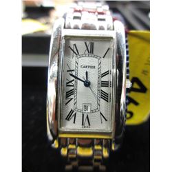 Used Cartier wrist watch - not authenticated