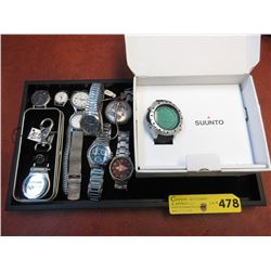 Tray of assorted used watches
