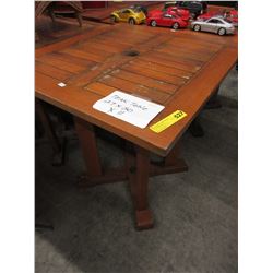 Teak patio table - used