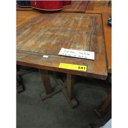 Teak patio table - used - 24" x 30"
