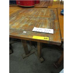 Teak patio table - used - 24" x 30"