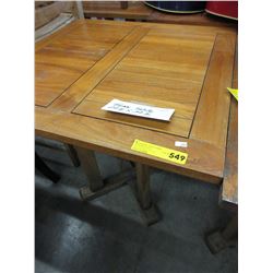 Teak patio table - used