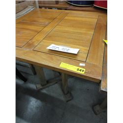 Teak patio table - used