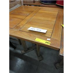 Teak patio table - used