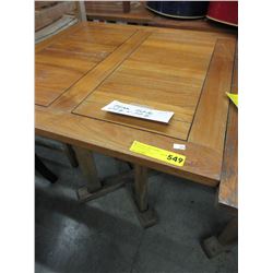 Teak patio table - used
