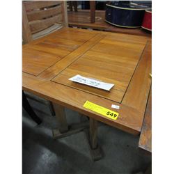 Teak patio table - used