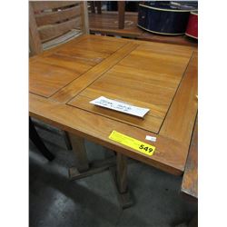 Teak patio table - used
