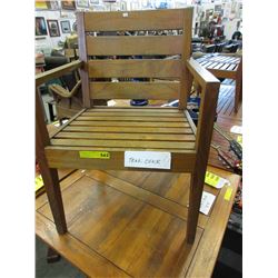 Teak patio chair - used