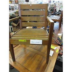 Teak patio chair - used