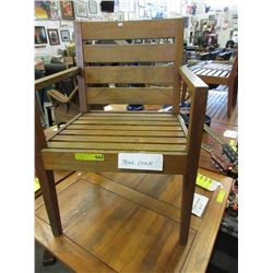 Teak patio chair - used