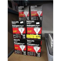 12 New halogen flood lights