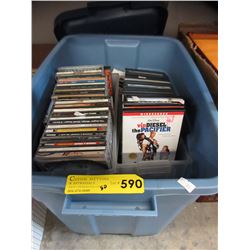 50 Used DVDs & CDs