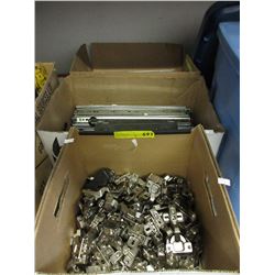 Case of new cabinet hinges & drawer slides
