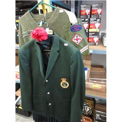 Vintage military clothing