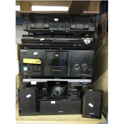 7 Piece Sony stereo equipment