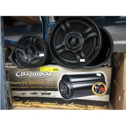 "Bazooka Powered" sub woofer kit