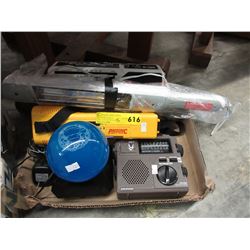Grundig radio, sanitizing wand & more