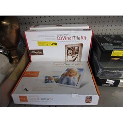 2 Decorative tile kits & 1 canvas transfer kit.