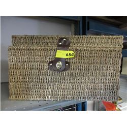 Used wicker basket