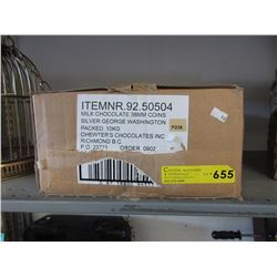 10 KG Box of silver foil coin - George Washington