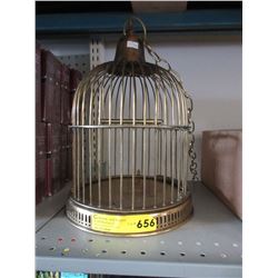 Used brass bird cage