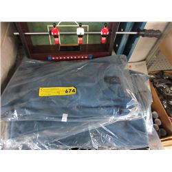 4 New blue long sleeve shirts - size XL
