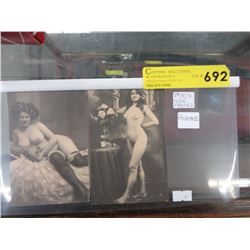 2 x 1930s Nude "French Post Cards"