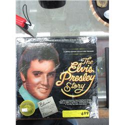 Box set of 5 Elvis Presley records