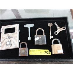 Vintage locks & keys